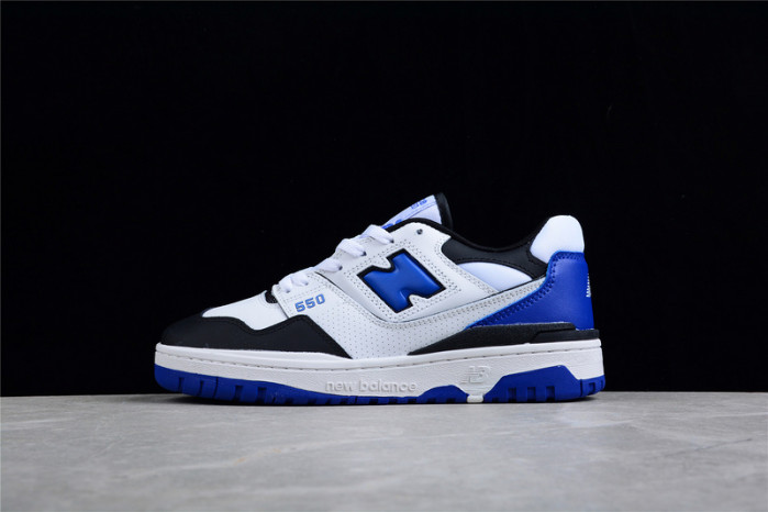 new balance 550 white royal black - bb550hn1
