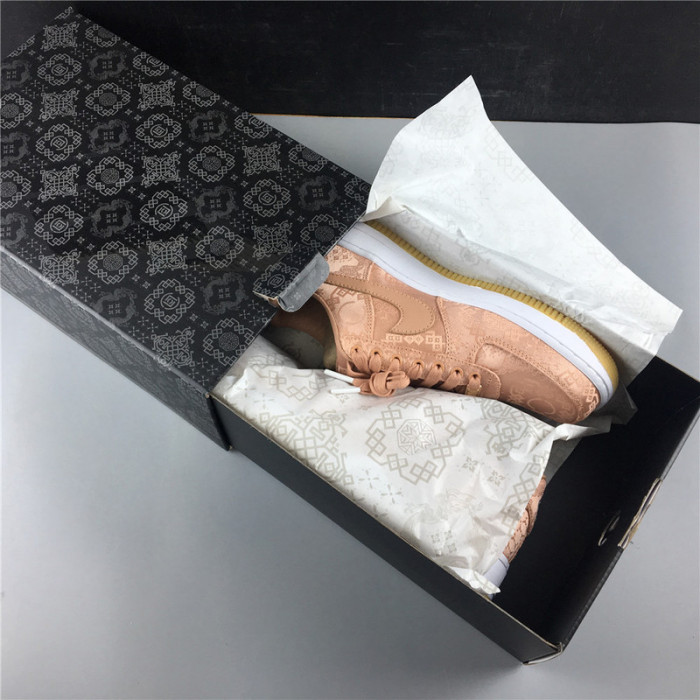 air force 1 low clot rose gold silk cj5290-600