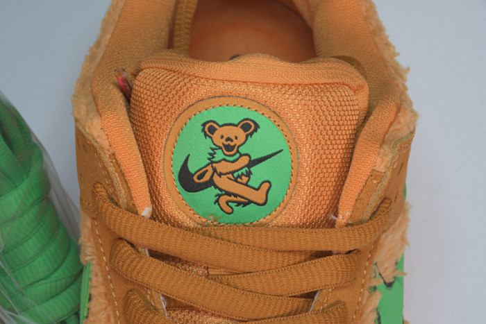 grateful dead nike sb dunk low orange bear cj5378-800