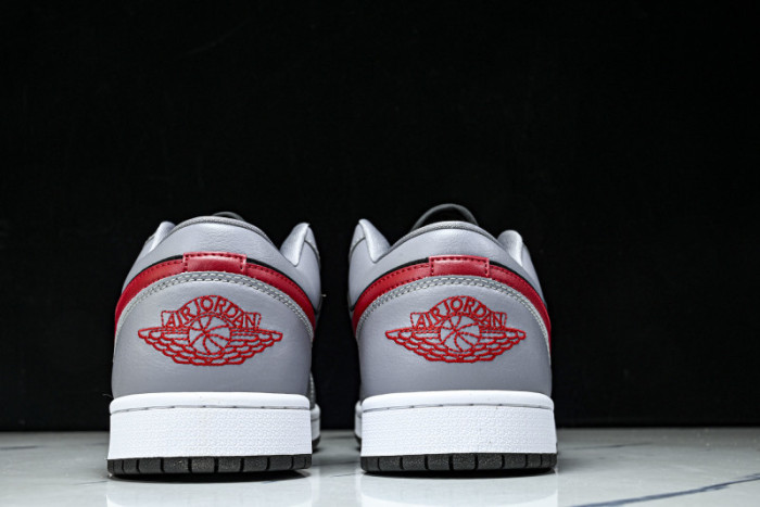 AIR Jordan 1 Low Cement Grey Fire Red (Women