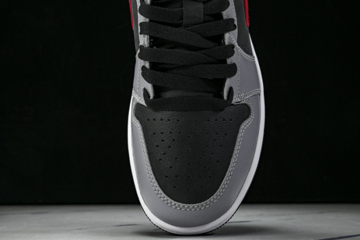 AIR Jordan 1 Low Cement Grey Fire Red (Women