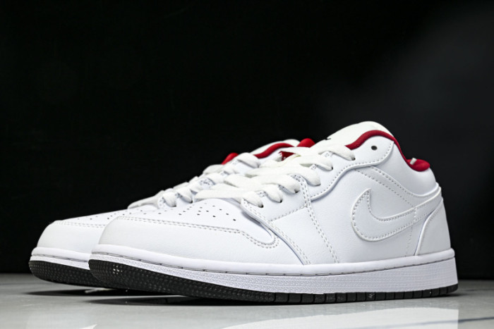 AIR Jordan 1 Low White Gym Red Black (GS) 553560-164