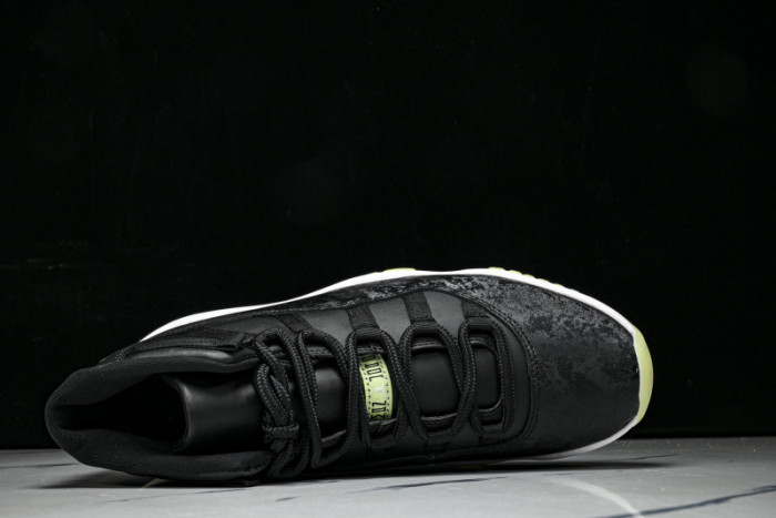 Nike Air Jordan 11 Retro Black Barely Volt IB1378-001