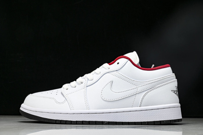 AIR Jordan 1 Low White Gym Red Black (GS) 553560-164