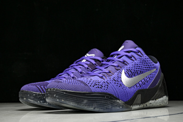 Nike Kobe 9 Elite Low Moonwalker Hyper Grape Black 639045-515