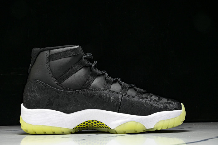 Nike Air Jordan 11 Retro Black Barely Volt IB1378-001