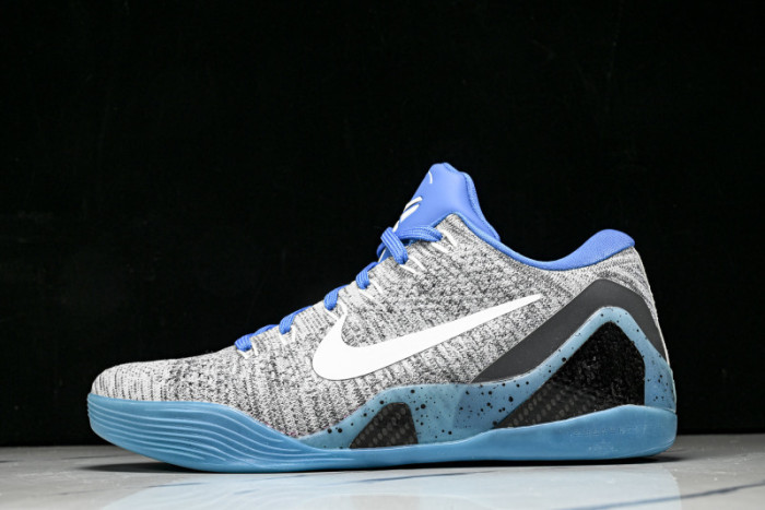 Nike Kobe 9 IX Elite Low Gray/Blue Kobe Bryant Sz 11 Brand New DS 677992-041