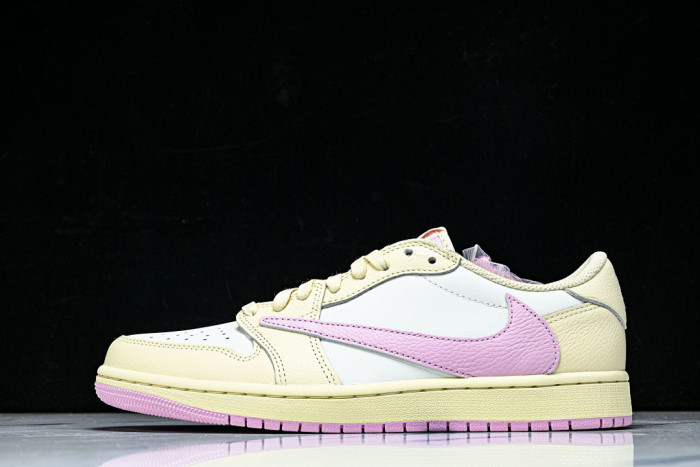 Travis Scott x Air Jordan 1 Low OG 'Shy Pink' IQ7604-100