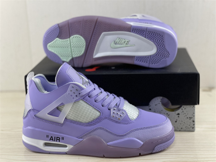 jordan 4 retro x ofw purple