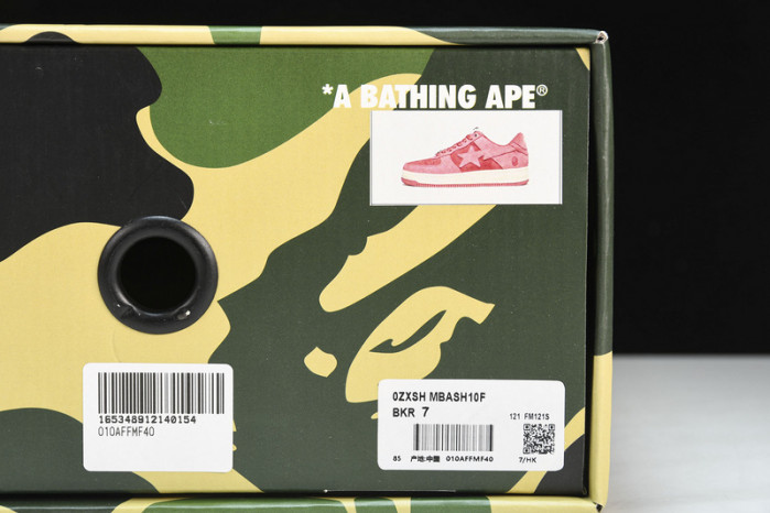 bape sta low sneaker 191042-014