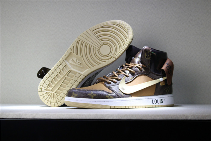 l**is V*t*n x ow x air jordan 1 customs mens aq0818-202