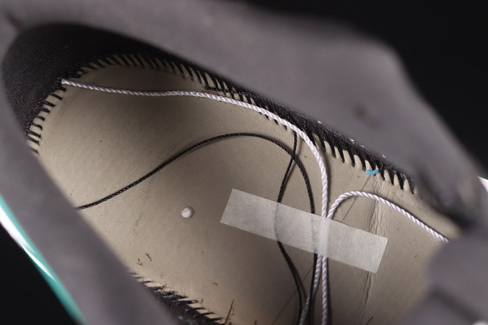 Air Jordan 1 Low White Black Mystic Green - 553558-113