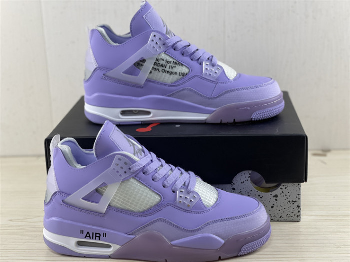 jordan 4 retro x ofw purple