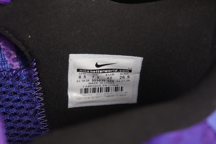 nike kobe 8 playoffs purple platinum - 555035-500