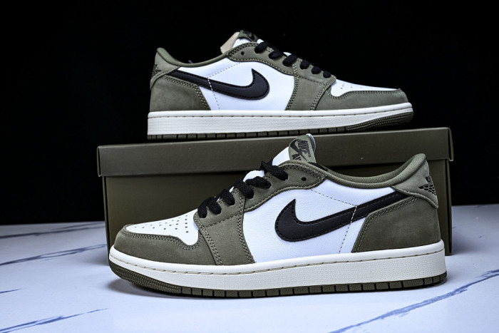 Air Jordan 1 Retro Low OG Medium Olive HQ6998-200