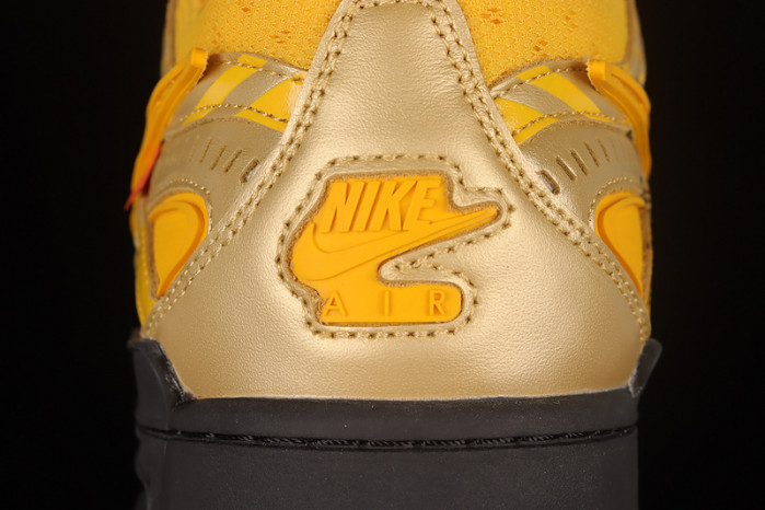 ofw nike air rubber dunk “university gold” cu6015-700
