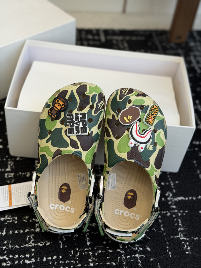 BAPE x Cr0c5 Classic Clog CS0001