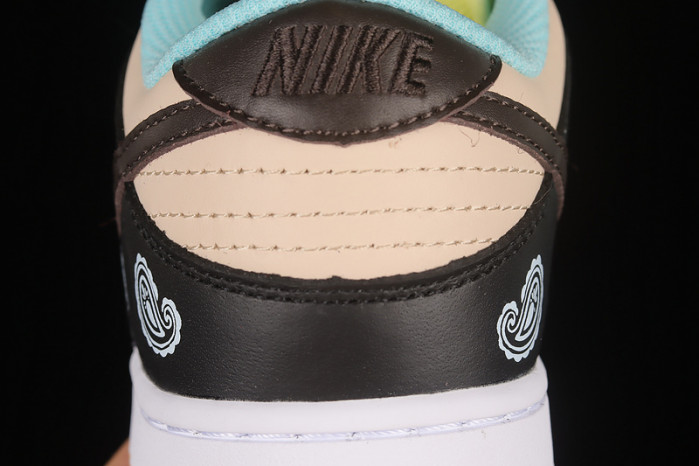 dunk low se black/dark chocolate/copa/pink foam dh0952-001-003