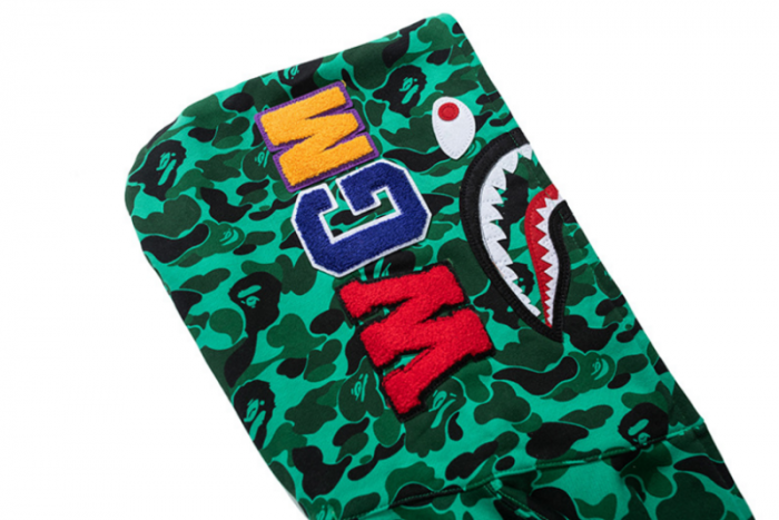 bape abc shark full zip hoodie ba586210