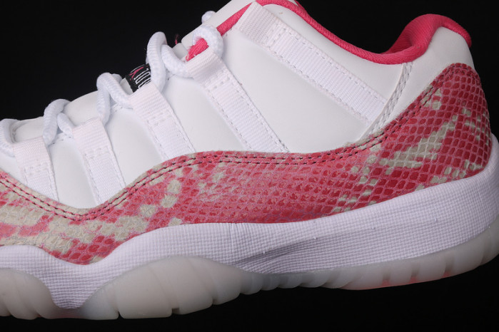 jordan 11 retro low pink snakeskin ah7860-106