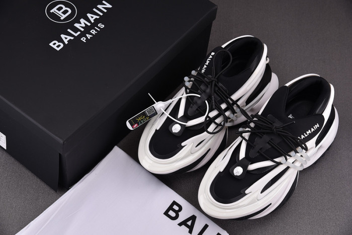 balmain unicorn layered sneakers bl56362699