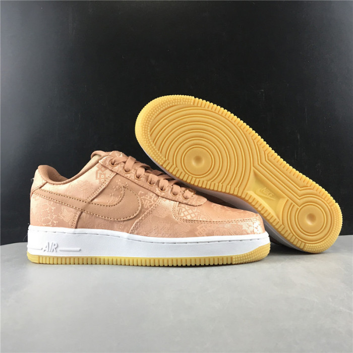 air force 1 low clot rose gold silk cj5290-600