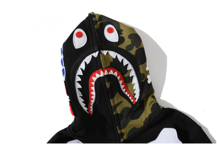 bape abc shark full zip hoodie ba586219