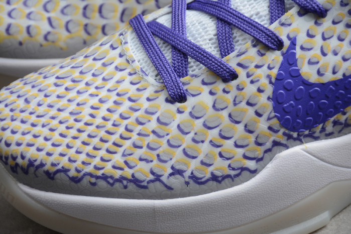 new nike kobe 6 white purple yellow cw2190-105