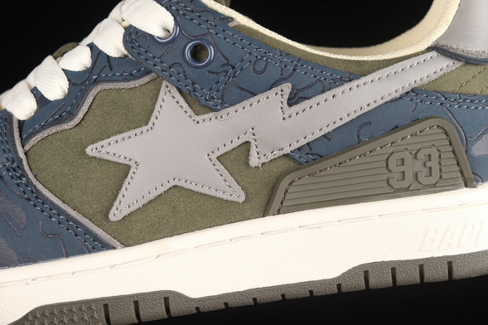 bape sta sk8 to nigo low ‘army green’ 1h80291019