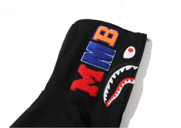 bape abc shark full zip hoodie ba586219