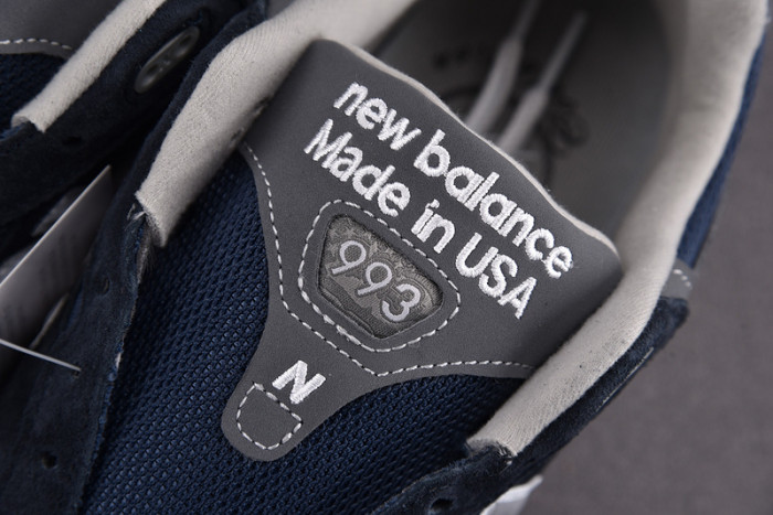 new balance 993 kith navy - mr993nv