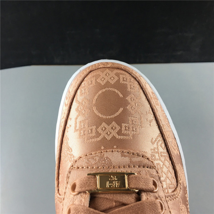 air force 1 low clot rose gold silk cj5290-600