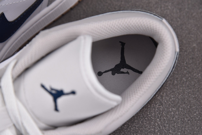 Air Jordan 1 Low Midnight Navy Neutral Grey 553558-146
