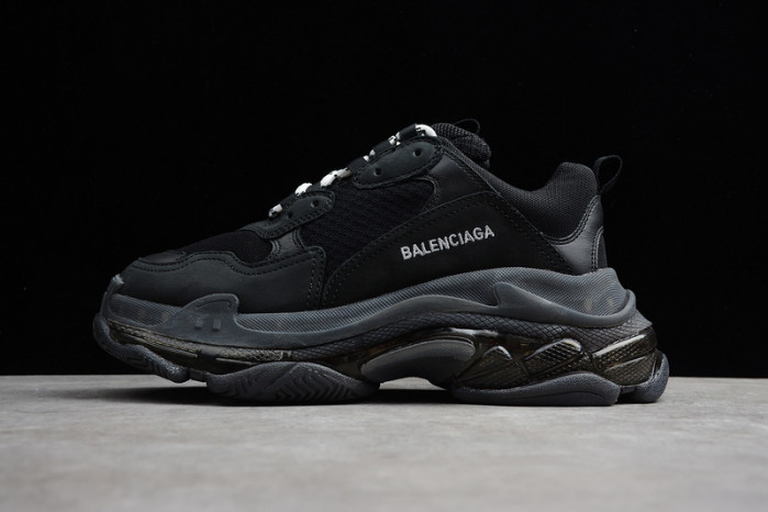 blcg triple s black clear sole 541624 w09o1 1000