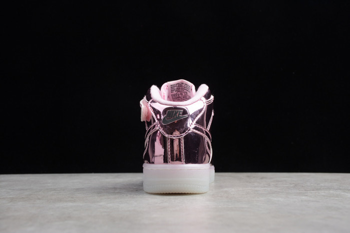 kids nike air force 1 mid wb pink rose 314197-8300