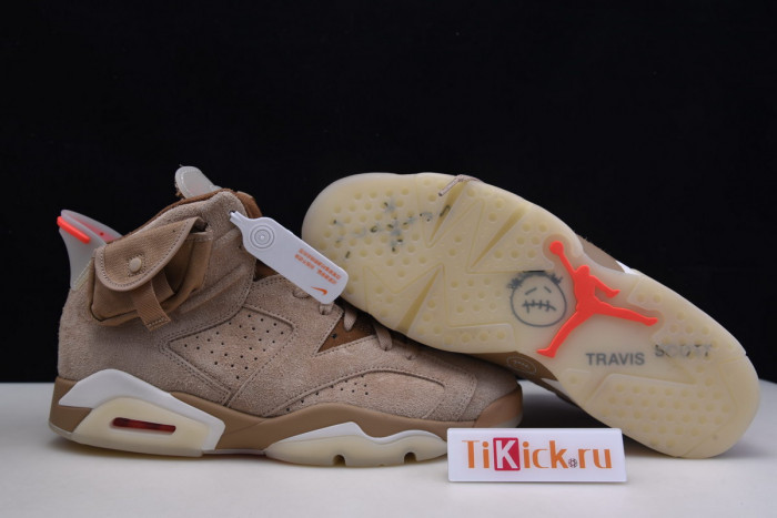 air jordan 6 travis scott x “british khaki” dh0690-200