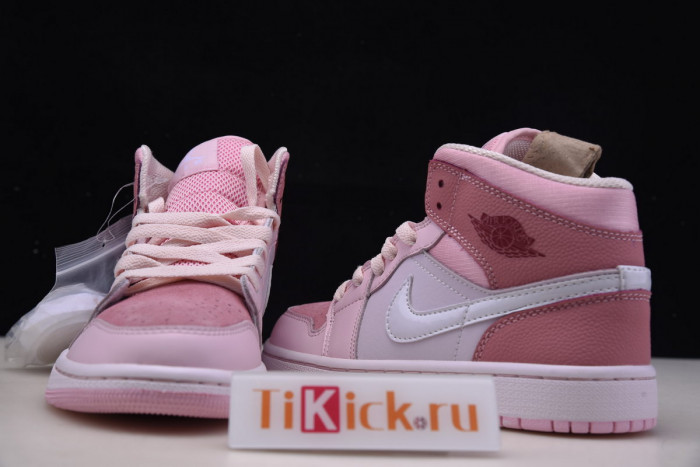 air jordan 1 mid digital pink (w) cw5379-600