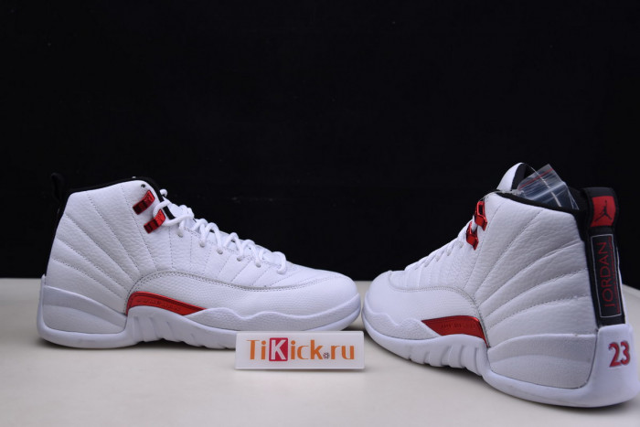 air jordan 12 twist white university red ct8013-106