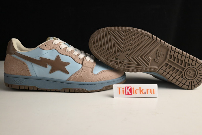 bape sta sk8 to nigo sky blue/khaki/beige 1g70191035