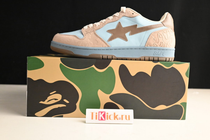 bape sta sk8 to nigo sky blue/khaki/beige 1g70191035