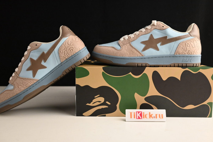 bape sta sk8 to nigo sky blue/khaki/beige 1g70191035