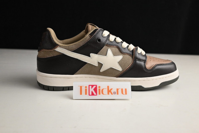 bape sta sk8 to nigo brown/dark brown/white h80191013