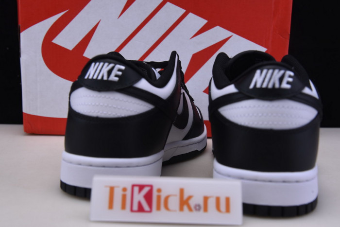 nike dunk low retro white black (2021) dd1391-100