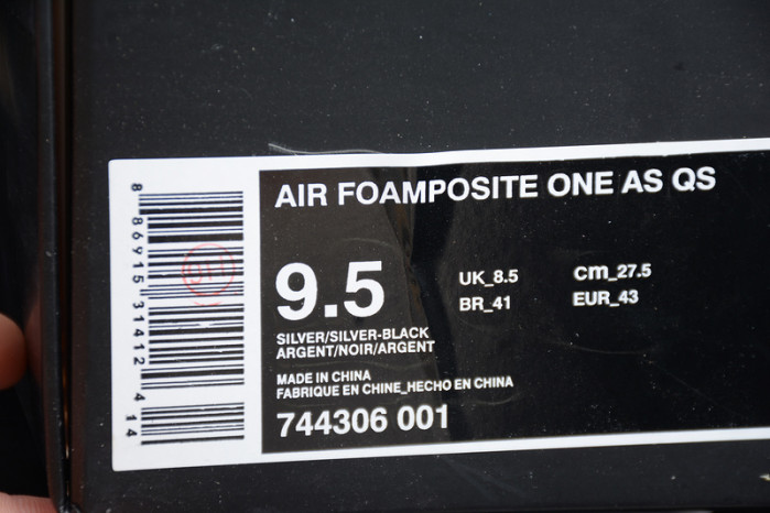 nike air foamposite one Ch*0meposite 744306-001