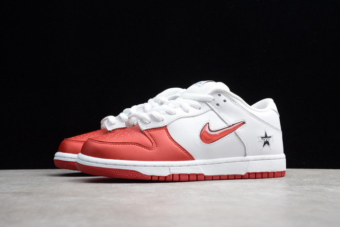 SUPREME X NIKE SB DUNK LOW VARSITY RED-WHITE CK3480-600